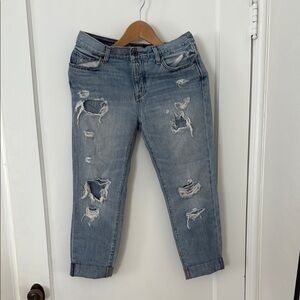 Lucky Brand Distressed Sienna Slim Boyfriend Jeans